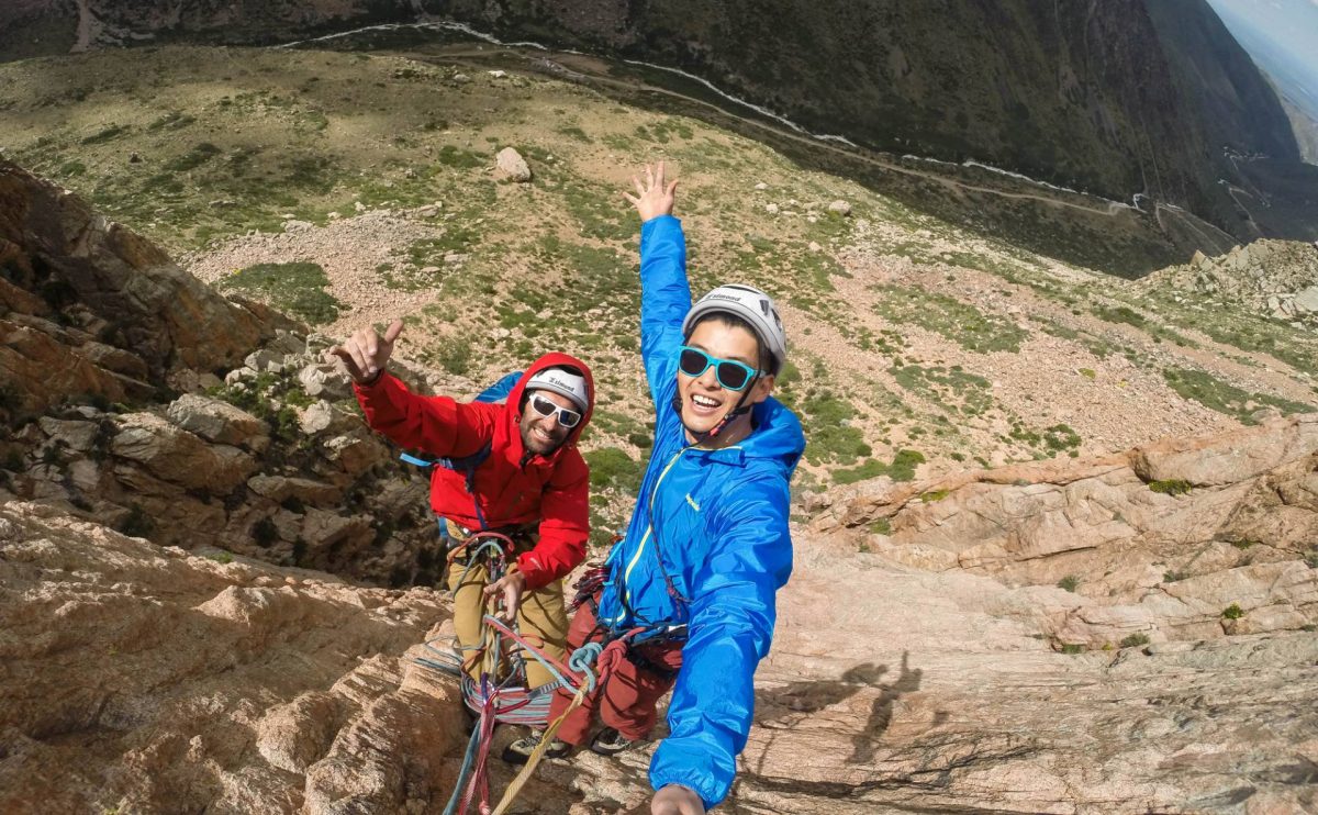 mendoza multipitch rock climbing